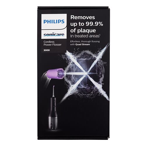 Ústní sprcha Philips Sonicare Cordless Power Flosser 3000 HX3826/33 Black 1 ks poškozená krabička