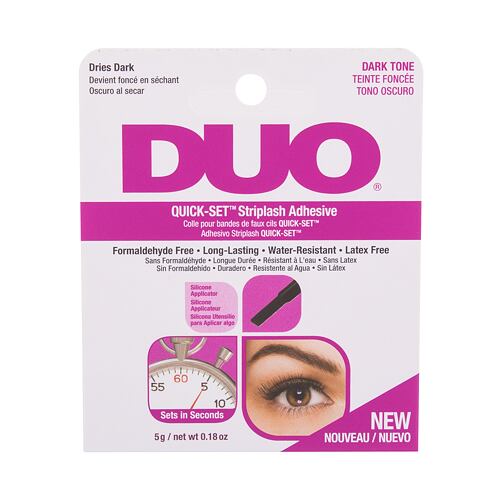 Lepidlo na řasy Ardell Duo Quick-Set Striplash Adhesive Dark Tone 5 g poškozená krabička