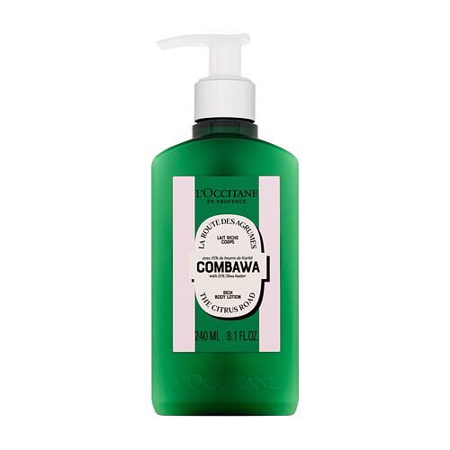Tělové mléko L'Occitane The Citrus Road Combawa Rich Body Lotion 240 ml