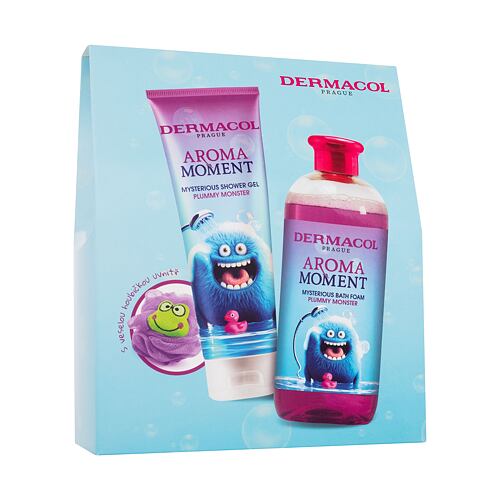 Pěna do koupele Dermacol Aroma Moment Plummy Monster 500 ml poškozená krabička Kazeta