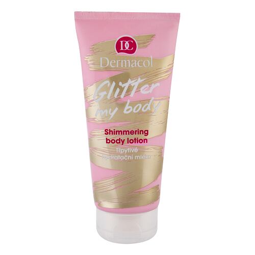 Tělové mléko Dermacol Glitter My Body 200 ml poškozený obal