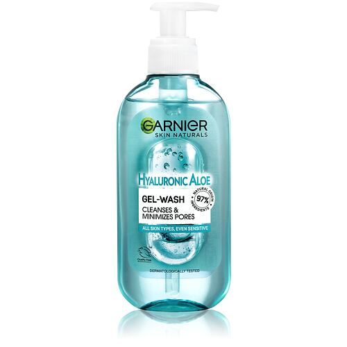 Čisticí gel Garnier Skin Naturals Hyaluronic Aloe Gel Wash 200 ml