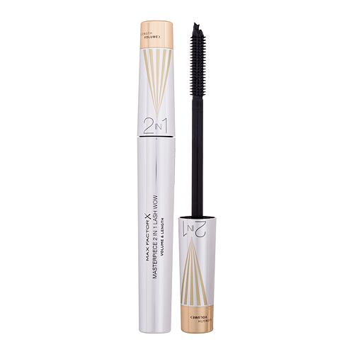Řasenka Max Factor Masterpiece 2 In 1 Lash Wow 7 ml Black poškozený obal