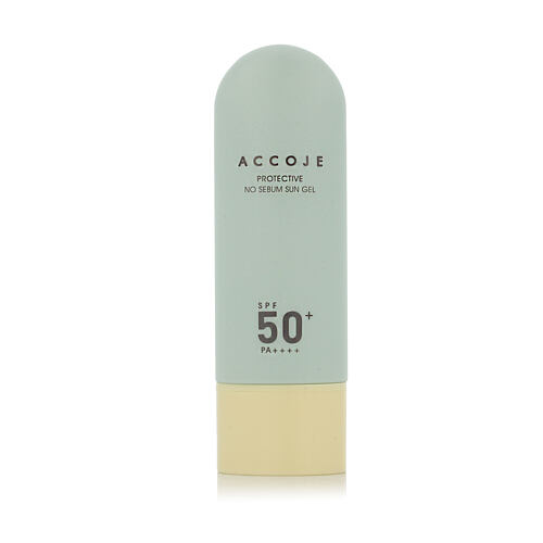 Opalovací přípravek na obličej ACCOJE Protective No-Sebum Sun Gel SPF50+ 50 ml