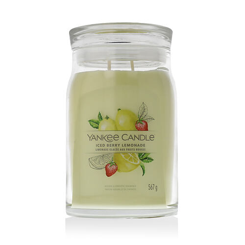 Vonná svíčka Yankee Candle Signature Iced Berry Lemonade 567 g