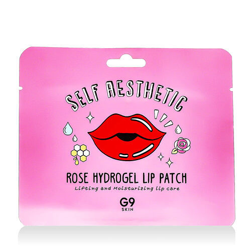 Balzám na rty G9SKIN Self Aesthetic Rose Hydrogel Lip Patch 3 g