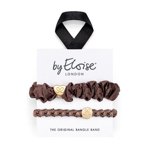 Gumička na vlasy By Eloise London Bangle Set Miss Mocha 1 ks