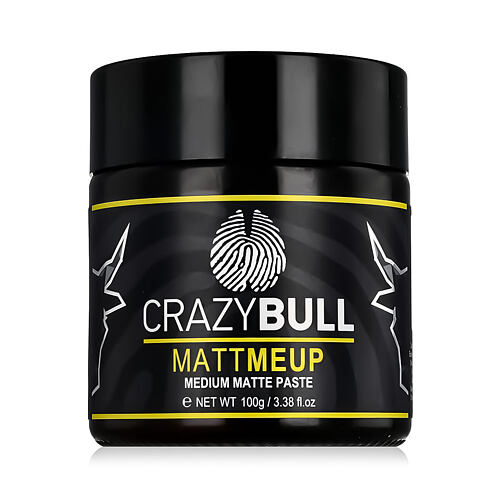 Krém na vlasy Crazy Bull MattMeup Medium Matte Paste 100 g
