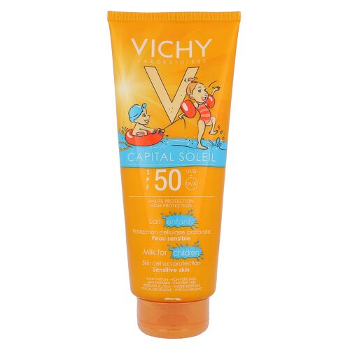 Opalovací přípravek na tělo Vichy Capital Soleil Kids Milk SPF50 300 ml Tester