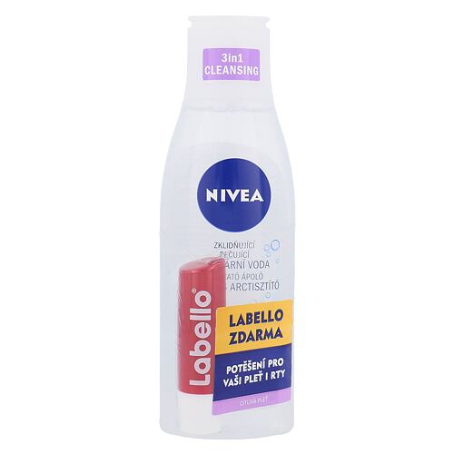 Micelární voda Nivea Sensitive 3in1 Micellar Cleansing Water 200 ml Kazeta