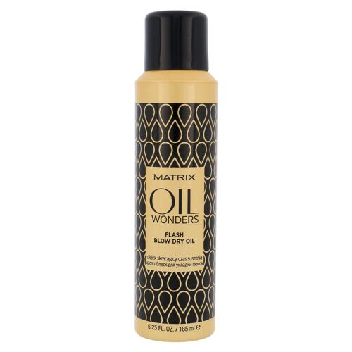 Pro tepelnou úpravu vlasů Matrix Oil Wonders Flash Blow Dry Oil 185 ml