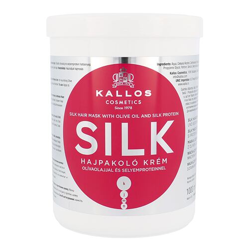 Maska na vlasy Kallos Cosmetics Silk 1000 ml