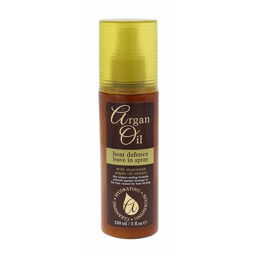 Pro tepelnou úpravu vlasů Xpel Argan Oil Heat Defence Leave In Spray 150 ml