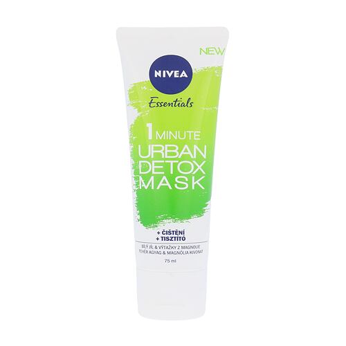 Pleťová maska Nivea Essentials 1 Minute Urban Detox Mask 75 ml