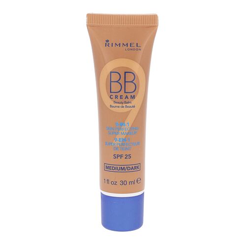 BB krém Rimmel London BB Cream 9in1 SPF25 30 ml Medium/Dark
