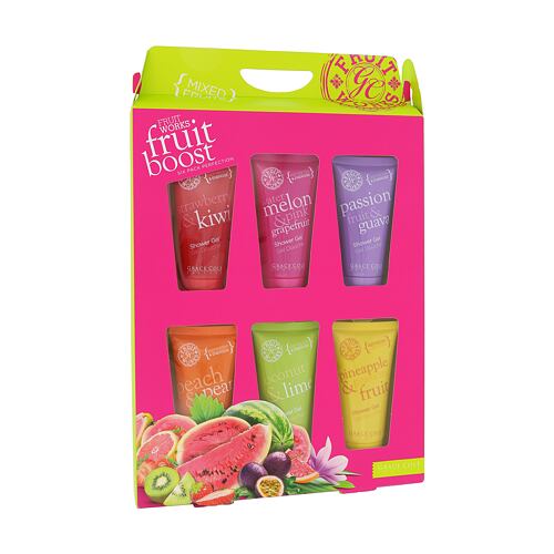 Sprchový gel Grace Cole Fruit Works 50 ml poškozená krabička Kazeta