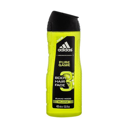 Sprchový gel Adidas Pure Game 3in1 400 ml