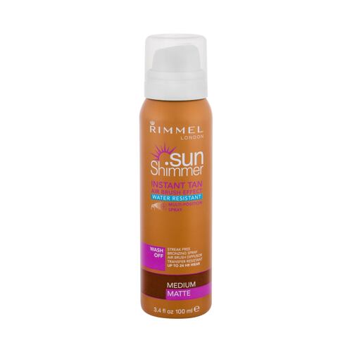 Samoopalovací přípravek Rimmel London Sun Shimmer Instant Tan 100 ml Medium