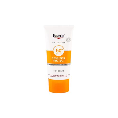 Opalovací přípravek na obličej Eucerin Sun Sensitive Protect Face Sun Creme SPF50+ 50 ml poškozená krabička