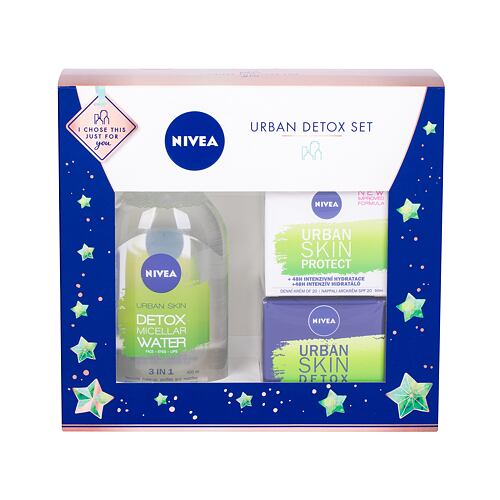 Denní pleťový krém Nivea Urban Skin Defence SPF20 50 ml poškozená krabička Kazeta
