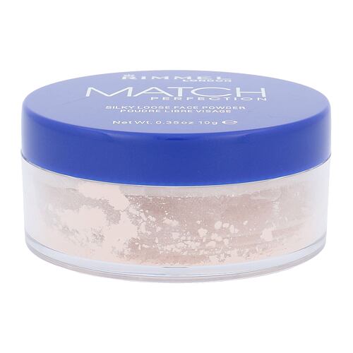 Pudr Rimmel London Match Perfection 10 g 001 Transparent poškozený obal