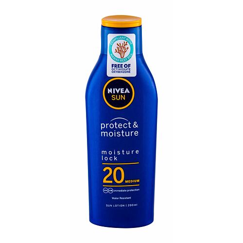 Opalovací přípravek na tělo Nivea Sun Protect & Moisture SPF20 200 ml