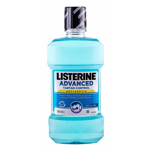 Ústní voda Listerine Advanced Tartar Control Arctic Mint Mouthwash 500 ml