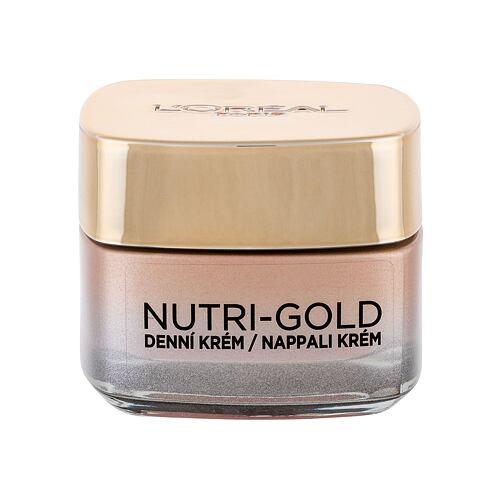 Denní pleťový krém L'Oréal Paris Nutri-Gold 50 ml poškozená krabička