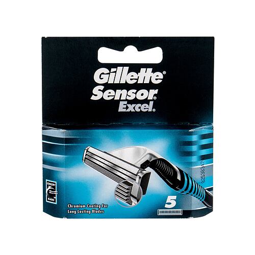 Náhradní břit Gillette Sensor  Excel 5 ks poškozený obal