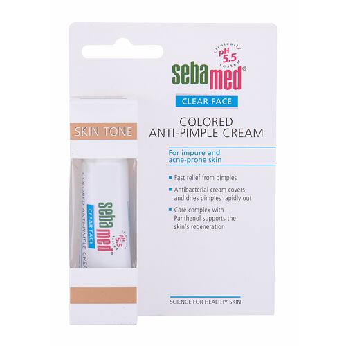 Lokální péče SebaMed Clear Face Colored Anti-Pimple Cream 10 ml