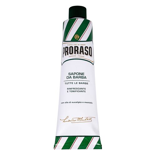 Pěna na holení PRORASO Green Shaving Soap In A Tube 150 ml poškozená krabička