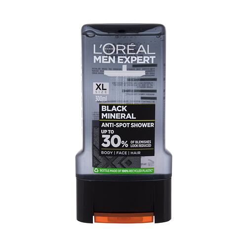 Sprchový gel L'Oréal Paris Men Expert Black Mineral Anti-Spot 300 ml