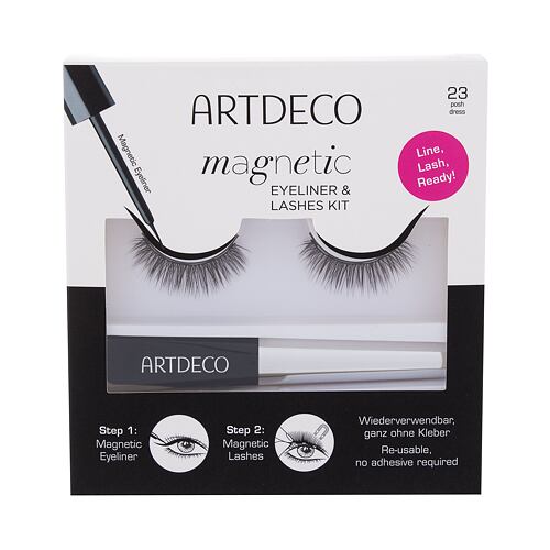 Umělé řasy Artdeco Magnetic Eyeliner & Lashes Kit 1 ks 23 Posh Dress Kazeta