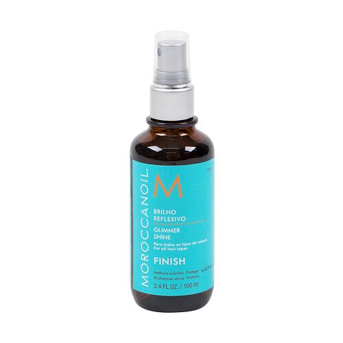 Pro lesk vlasů Moroccanoil Finish Glimmer Shine 100 ml poškozená krabička