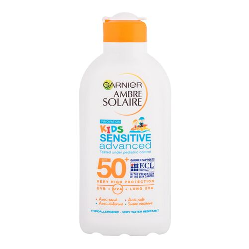 Opalovací přípravek na tělo Garnier Ambre Solaire Kids Protection Lotion SPF50+ 200 ml