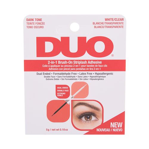 Lepidlo na řasy Ardell Duo 2-in-1 Brush-On Striplash Adhesive 5 g poškozená krabička