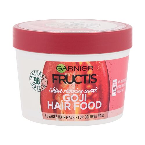 Maska na vlasy Garnier Fructis Hair Food Goji Shine Reviving Mask 390 ml