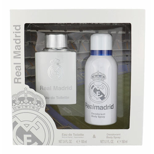 Toaletní voda EP Line Real Madrid 100 ml poškozená krabička Kazeta
