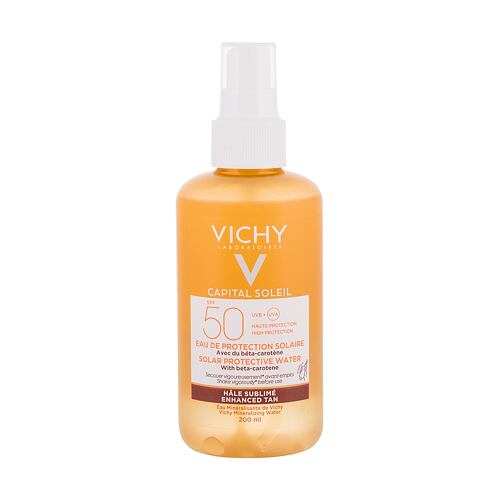 Opalovací přípravek na tělo Vichy Capital Soleil Solar Protective Water Enhanced Tan SPF50 200 ml