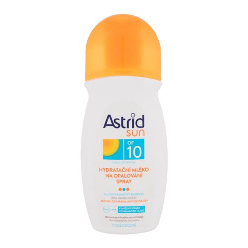 Opalovací přípravek na tělo Astrid Sun Moisturizing Suncare Spray SPF10 200 ml