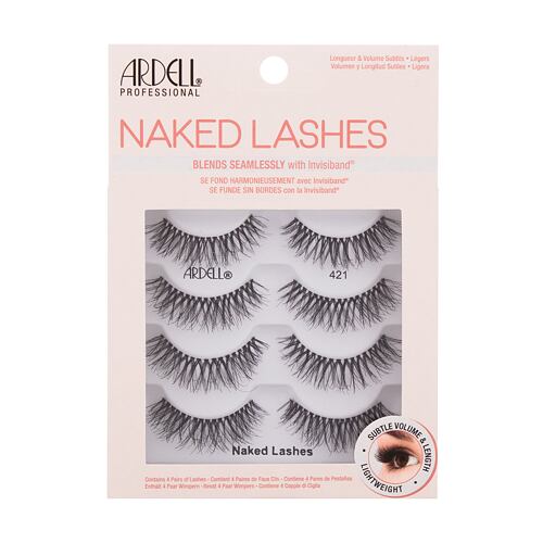 Umělé řasy Ardell Naked Lashes 421 4 ks Black