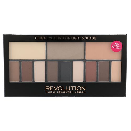 Oční stín Makeup Revolution London Ultra Eye Contour Light & Shade 14 g poškozená krabička