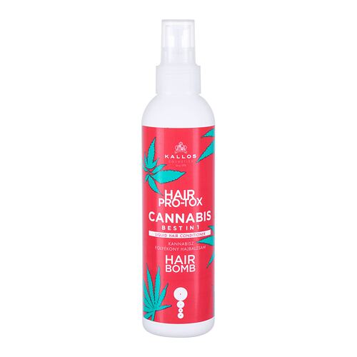 Bezoplachová péče Kallos Cosmetics Hair Pro-Tox Cannabis 200 ml poškozený flakon