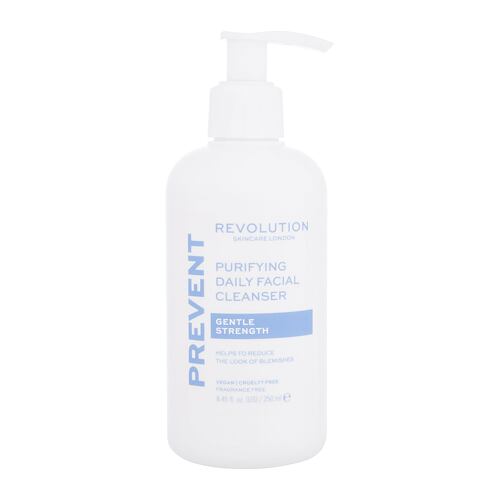 Čisticí gel Revolution Skincare Prevent Purifying Daily Facial Cleanser Gentle Strength 250 ml