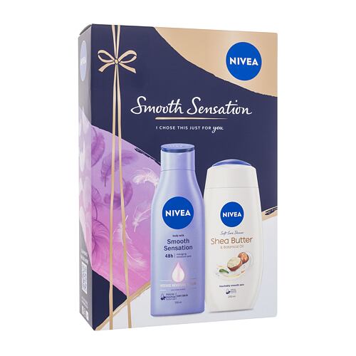 Tělové mléko Nivea Smooth Sensation 250 ml poškozená krabička Kazeta