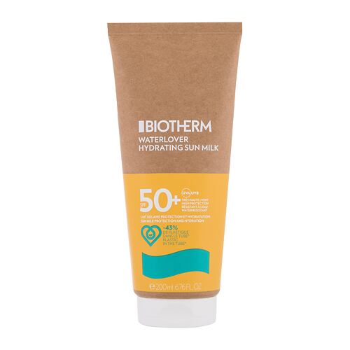 Opalovací přípravek na tělo Biotherm Waterlover Hydrating Sun Milk SPF50+ 200 ml Tester