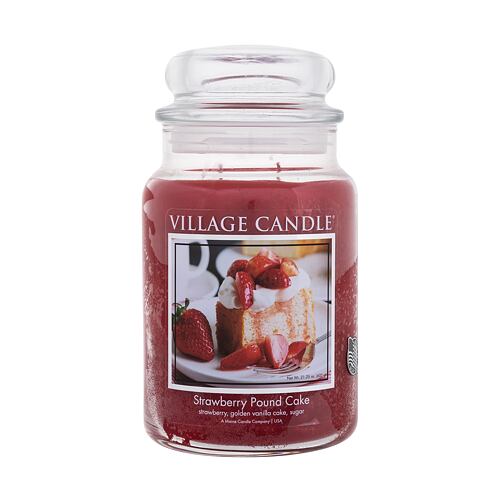Vonná svíčka Village Candle Strawberry Pound Cake 602 g