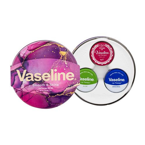 Balzám na rty Vaseline Lip Therapy Smooth & Shine 20 g poškozená krabička Kazeta