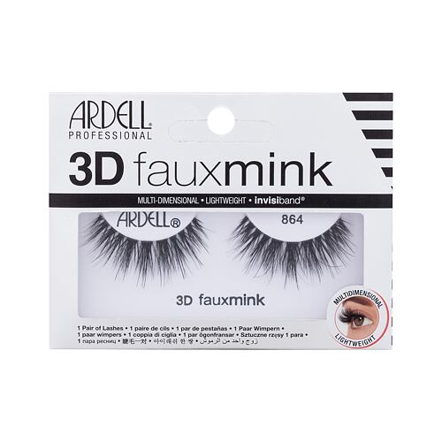 Umělé řasy Ardell 3D Faux Mink 864 1 ks Black