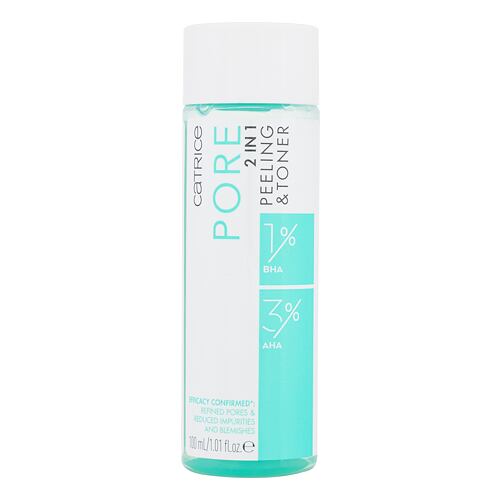 Čisticí voda Catrice Pore 2 In1 Peeling & Toner 100 ml